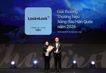 LocknLock lập cú đúp tại Giải thưởng “Thương hiệu hàng đầu Hàn Quốc năm 2026”